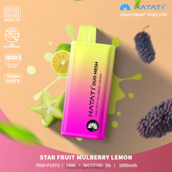 Hayati Amazon Ireland | Hayati Duo Mesh Disposable Star Fruit Mulberry Lemon FD082190