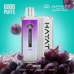 Hayati Amazon Ireland | Hayati Infinity 6000 Pod Kits Grape FD082150