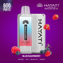 Hayati Amazon Ireland | Hayati Miniature 600 Pod Kits Blue Raspberry FD08230