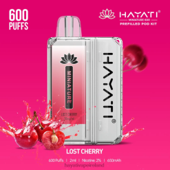 Hayati Amazon Ireland | Hayati Miniature 600 Pod Kits Lost Cherry FD08240