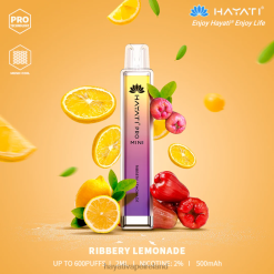 Hayati Amazon Ireland | Hayati Pro Mini Disposable Ribbery Lemonade FD08220
