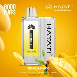 Hayati Dublin | Hayati Infinity 6000 Pod Kits Tropical Mango FD082163