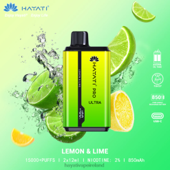 Hayati Dublin | Hayati Pro Ultra Disposable 15000 Puffs Lemon & Lime FD082203