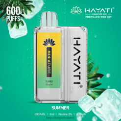 Hayati Flavours Ireland | Hayati Miniature 600 Pod Kits Summer FD08248