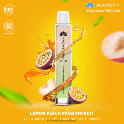 Hayati Flavours Ireland | Hayati Pro Mini Disposable Lemon Peach Passionfruit FD08228