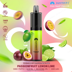 Hayati Flavours Ireland | Hayati Twist Disposable Passionfruit Lemon Lime FD08278