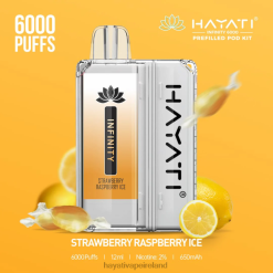 Hayati Ireland | Hayati Infinity 6000 Pod Kits Strawberry Raspberry Ice FD082161