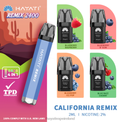Hayati Ireland | Hayati Remix Prefilled Pod System 2400 Puffs California Remix FD08251