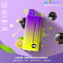 Hayati Price Ireland | Hayati Duo Mesh Disposable Lemon Lime Blackcurrant FD082187