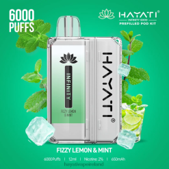 Hayati Price Ireland | Hayati Infinity 6000 Pod Kits Fizzy Lemon & Mint FD082147