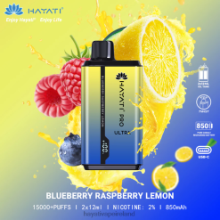 Hayati Price Ireland | Hayati Pro Ultra Disposable 15000 Puffs Blueberry Raspberry Lemon FD082197