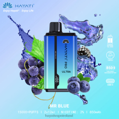 Hayati Price Ireland | Hayati Pro Ultra Disposable 15000 Puffs Mr Blue FD082207