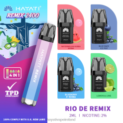 Hayati Price Ireland | Hayati Remix Prefilled Pod System 2400 Puffs Rio DE Remix FD08257