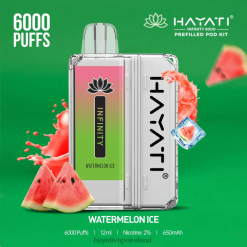 Hayati Vape Flavours | Hayati Infinity 6000 Pod Kits Watermelon Ice FD082164