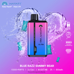 Hayati Vape Flavours | Hayati Pro Ultra Disposable 15000 Puffs Blue Razz Gummy Bear FD082194