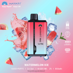 Hayati Vape Flavours | Hayati Pro Ultra Disposable 15000 Puffs Watermelon Ice FD082214