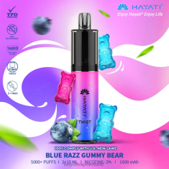 Hayati Vape Flavours | Hayati Twist Disposable Blue Razz Gummy Bear FD08264