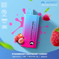 Hayati Vape Ireland | Hayati Duo Mesh Disposable Strawberry Raspberry Cherry Ice FD082182