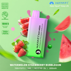 Hayati Vape Ireland | Hayati Duo Mesh Disposable Watermelon Strawberry Bubblegum FD082192