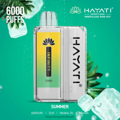Hayati Vape Ireland | Hayati Infinity 6000 Pod Kits Summer FD082162