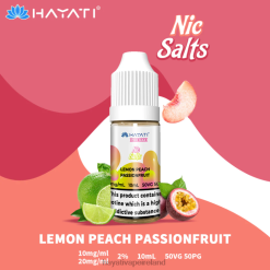 Hayati Vape Ireland | Hayati Pro Max Nic Salts Lemon Peach Passionfruit FD082242
