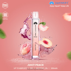 Hayati Vape Ireland | Hayati Pro Mini Disposable Juicy Peach FD08212