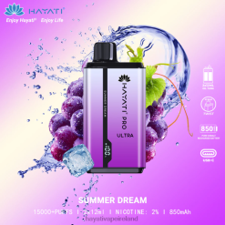 Hayati Vape Ireland | Hayati Pro Ultra Disposable 15000 Puffs Summer Dream FD082212