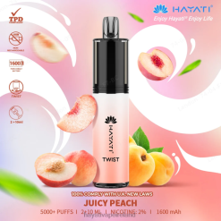 Hayati Vape Ireland | Hayati Twist Disposable Juicy Peach FD08272