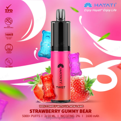 Hayati Vape Ireland | Hayati Twist Disposable Strawberry Gummy Bear FD08282