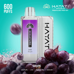 Hayati Vape Price | Hayati Miniature 600 Pod Kits Grape FD08236