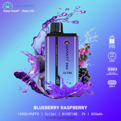 Hayati Vape Price | Hayati Pro Ultra Disposable 15000 Puffs Blueberry Raspberry FD082196