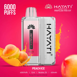 Hayati Vape Review | Hayati Infinity 6000 Pod Kits Peach Ice FD082155