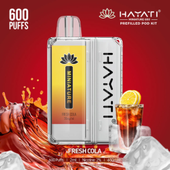Hayati Vape Review | Hayati Miniature 600 Pod Kits Fresh Cola FD08235