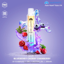 Hayati Vape Review | Hayati Pro Mini Disposable Blueberry Cherry Cranberry FD0825
