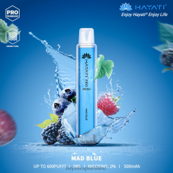 Hayati Vape Review | Hayati Pro Mini Disposable Mad Blue FD08215