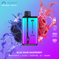 Hayati Vape Review | Hayati Pro Ultra Disposable 15000 Puffs Blue Sour Raspberry FD082195