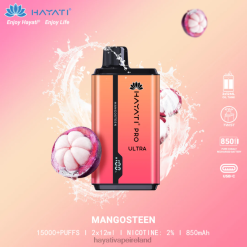 Hayati Vape Review | Hayati Pro Ultra Disposable 15000 Puffs Mangosteen FD082205