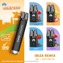 Hayati Vape Review | Hayati Remix Prefilled Pod System 2400 Puffs Ibiza Remix FD08255