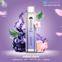 Hayati Vape Shop | Hayati Pro Max Disposable Sakura Grape FD082119