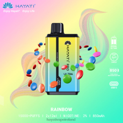 Hayati Vape Shop | Hayati Pro Ultra Disposable 15000 Puffs Rainbow FD082209